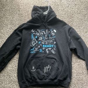 rare signed mr. beast hoodie
